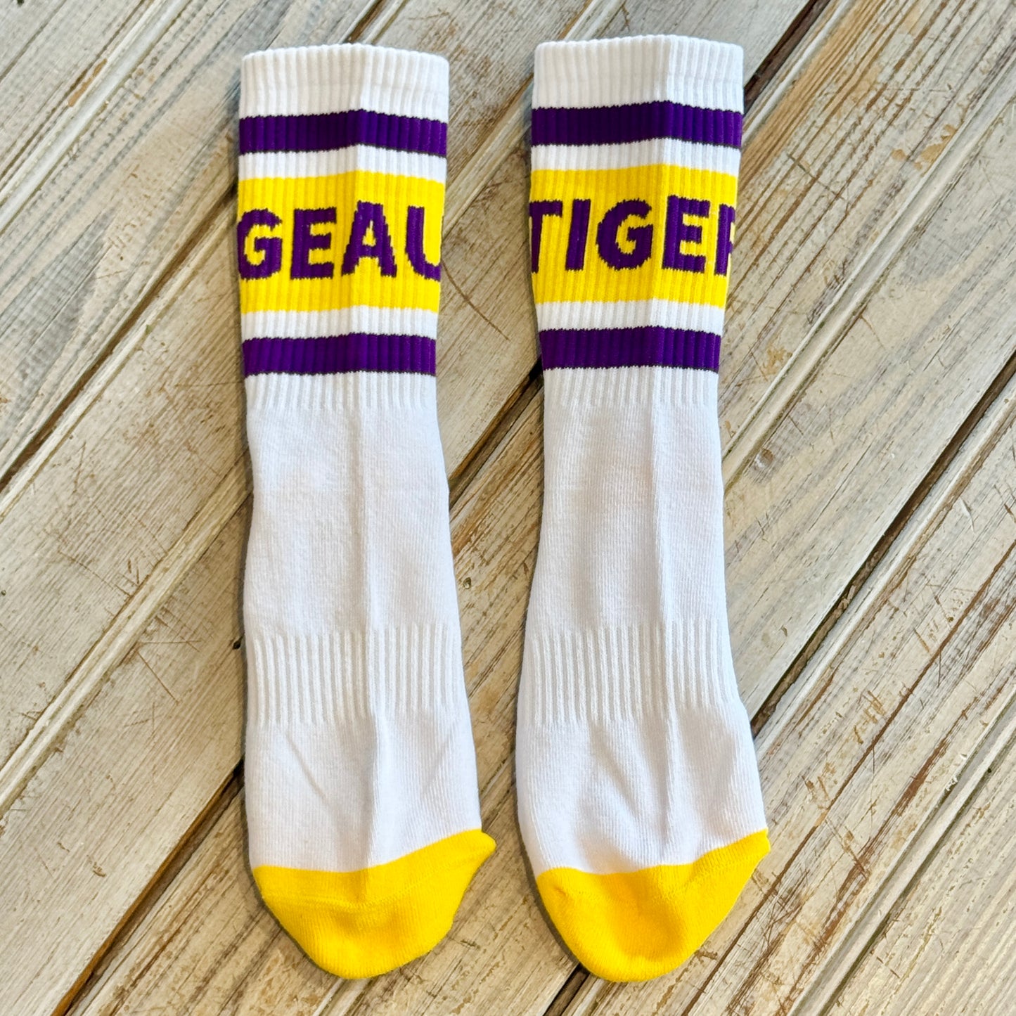 Geaux Tigers Varsity Sock