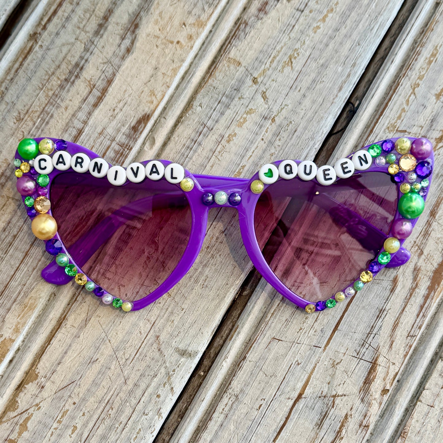 Carnival Queen Beaded Sunglasses