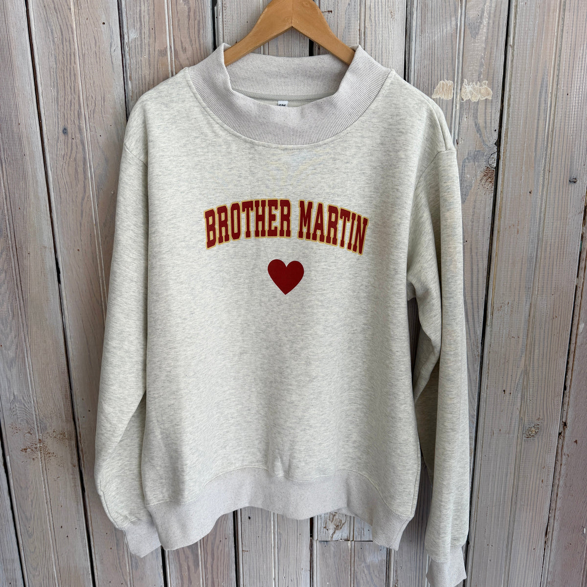 Brother Martin Mockneck Sweatshirt