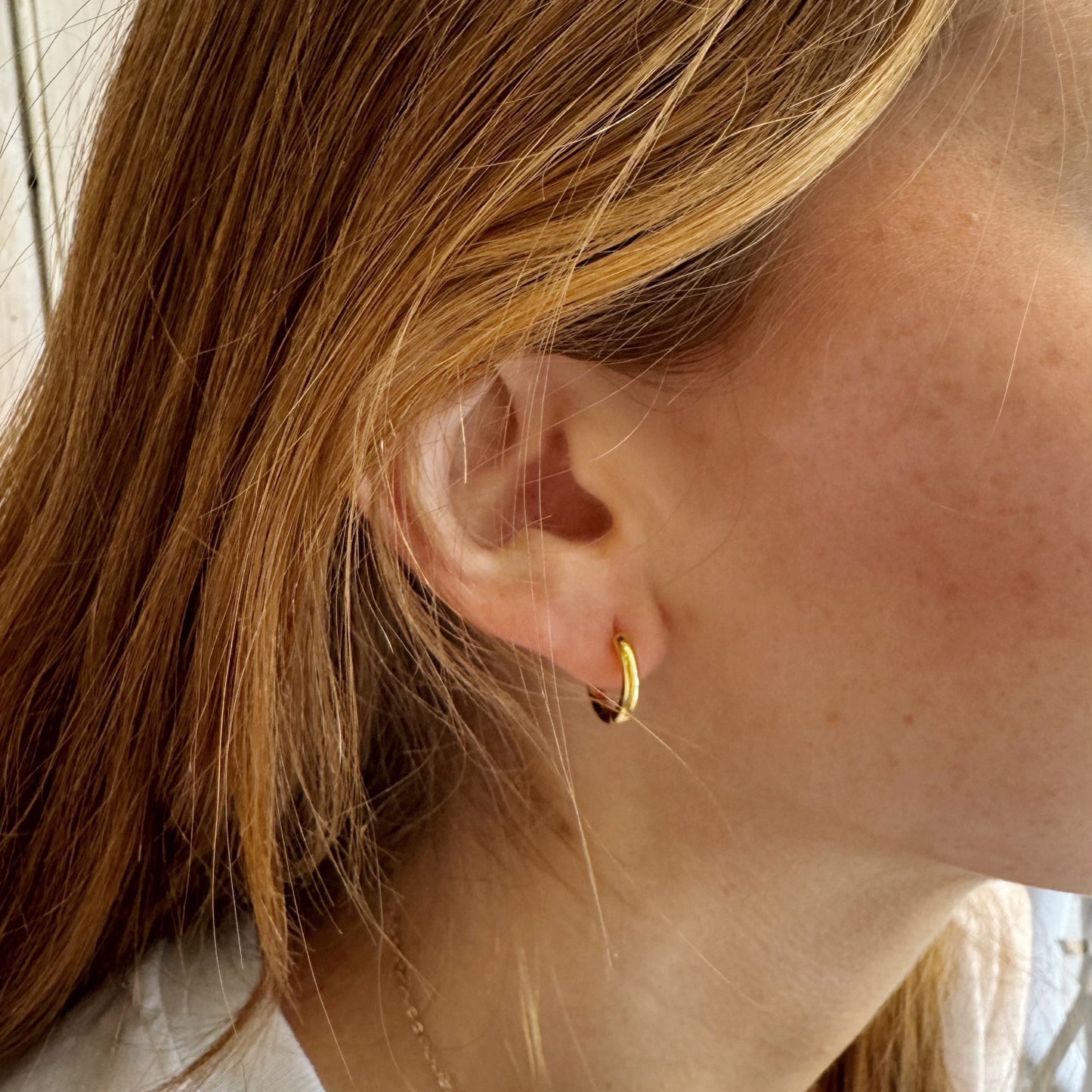 Small Classic Gold Hoop