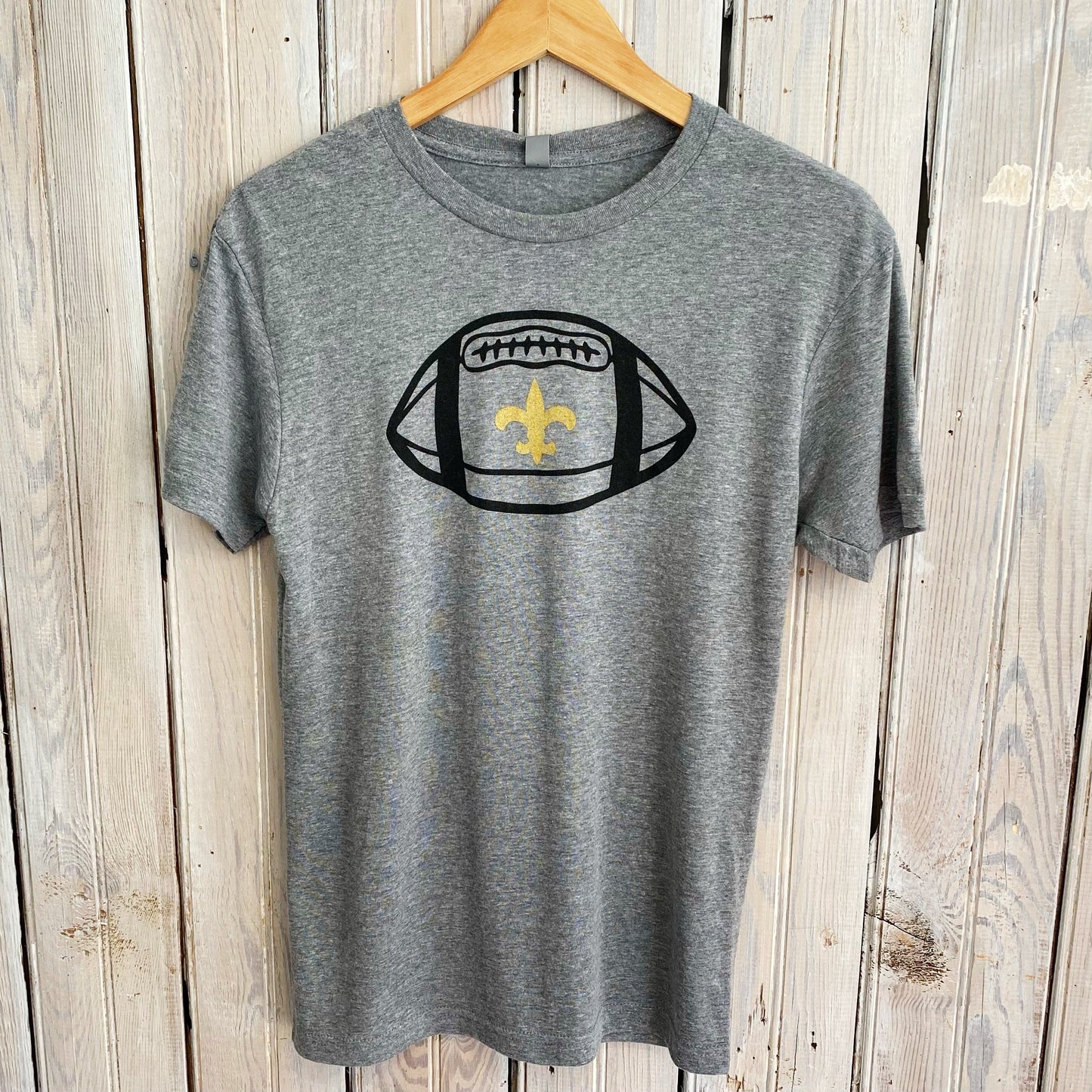 FDL Football Unisex Tee-tri grey
