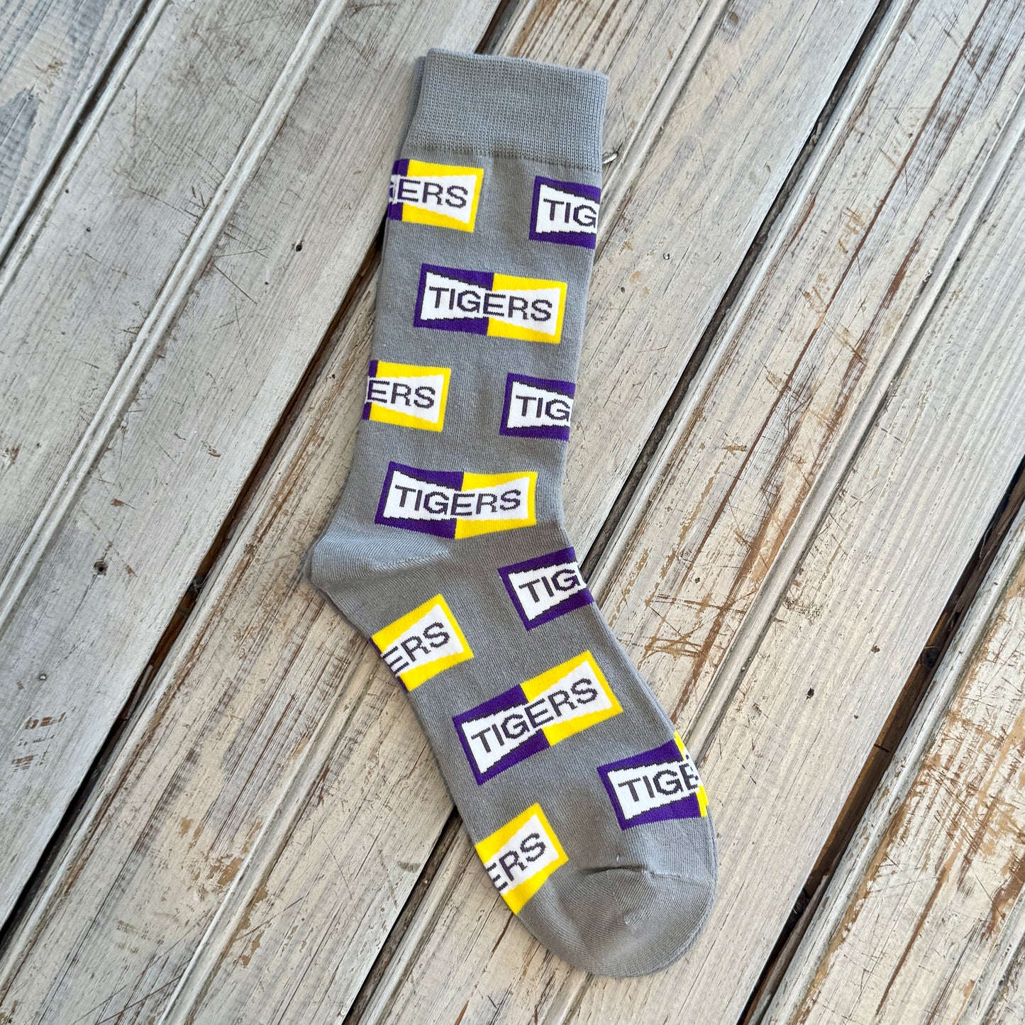 Tigers Two Tone Sock-grey