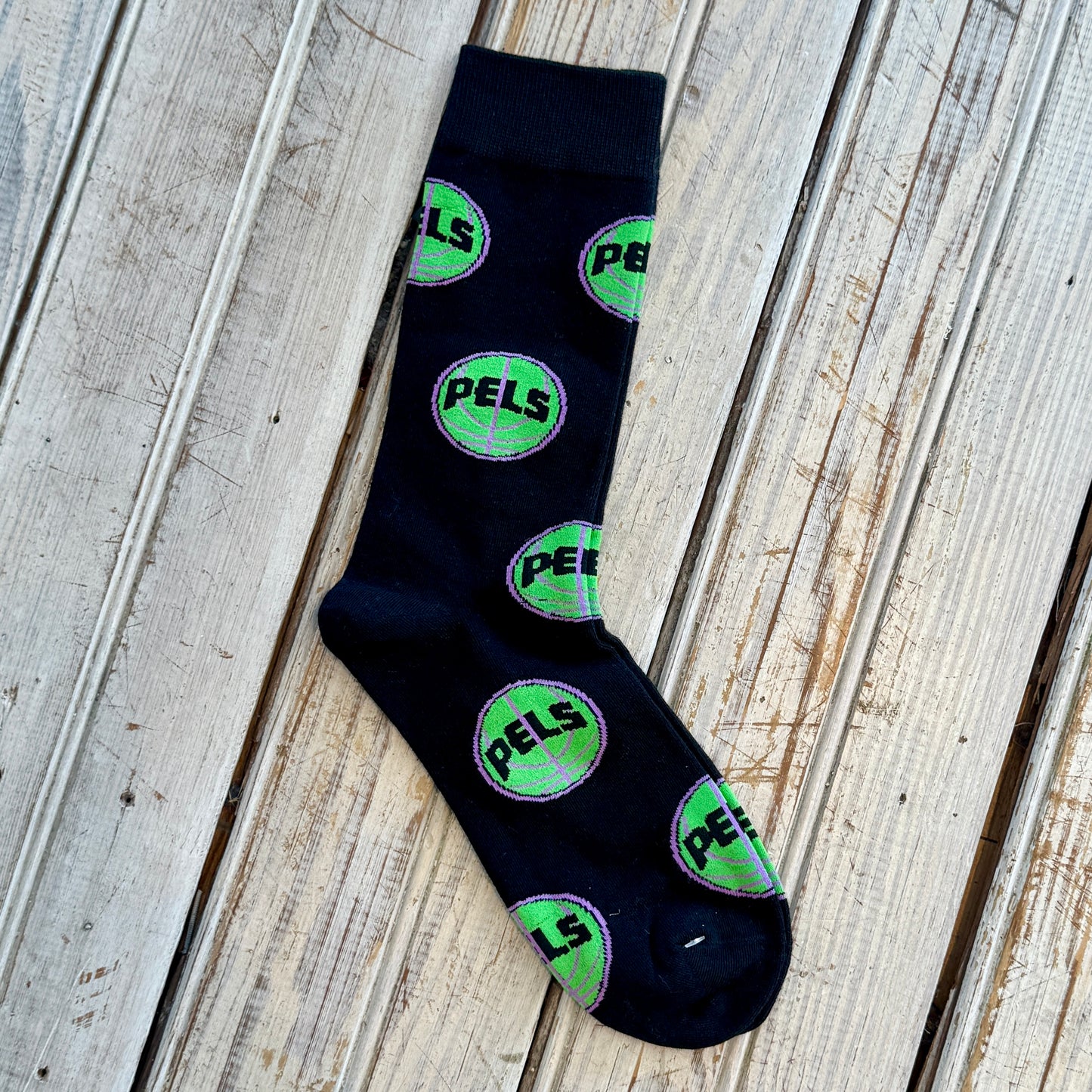 Pels Basketball Sock-black