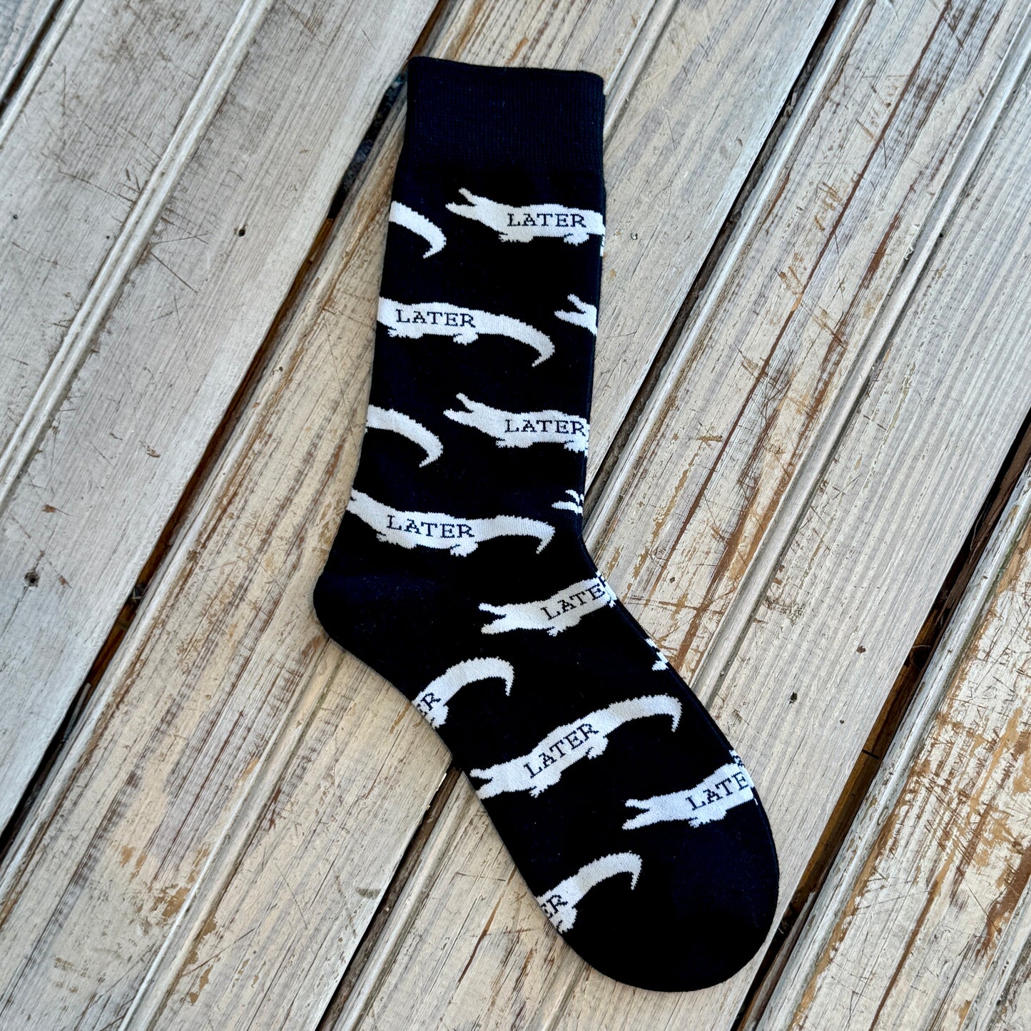 Later Gator Sock-black