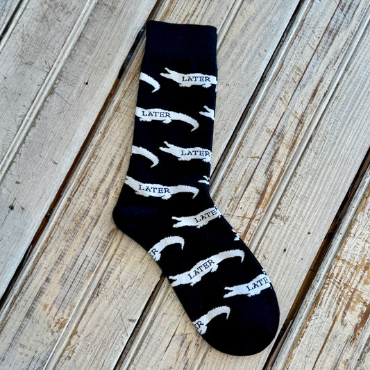 Later Gator Sock-black