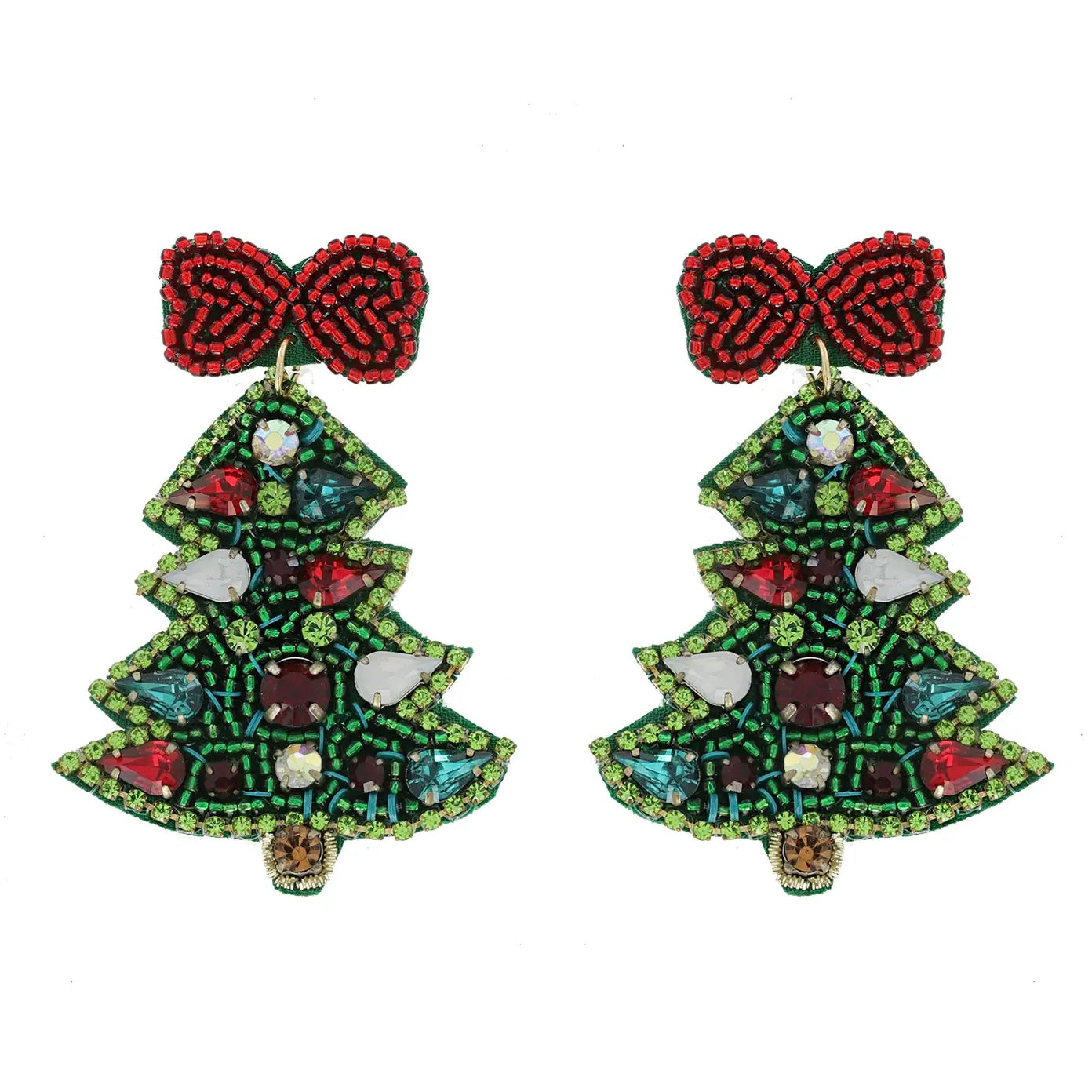 Christmas Tree Earring-green