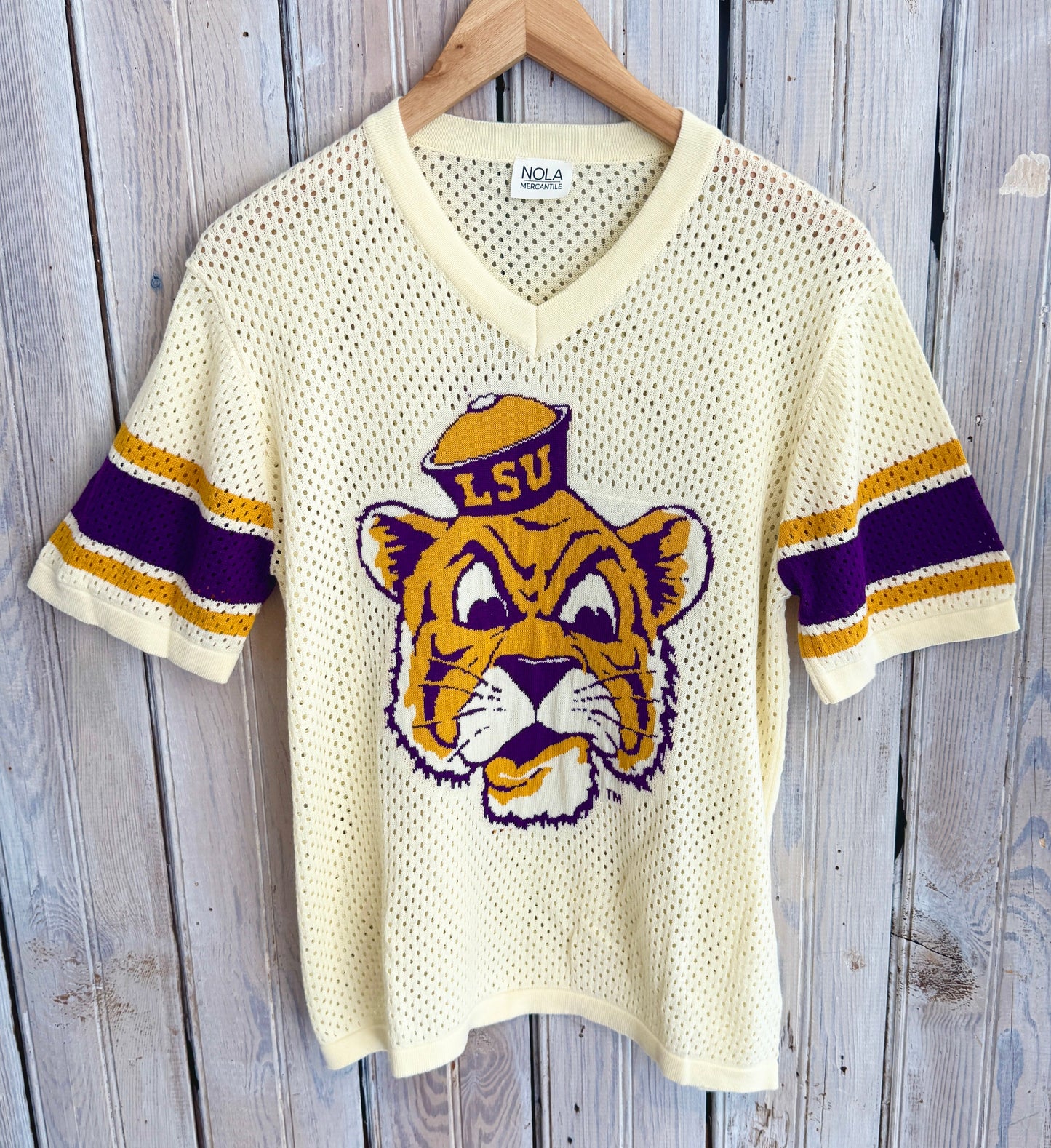 JT x LSU Sailor Mike Loose Knit Jersey