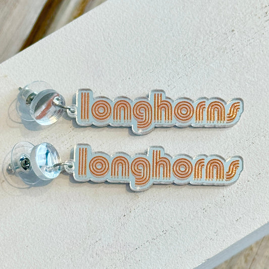 Mono Longhorns Earring
