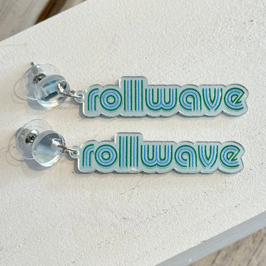 Mono Roll Wave Earring