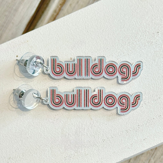 Mono Bulldogs Earrings