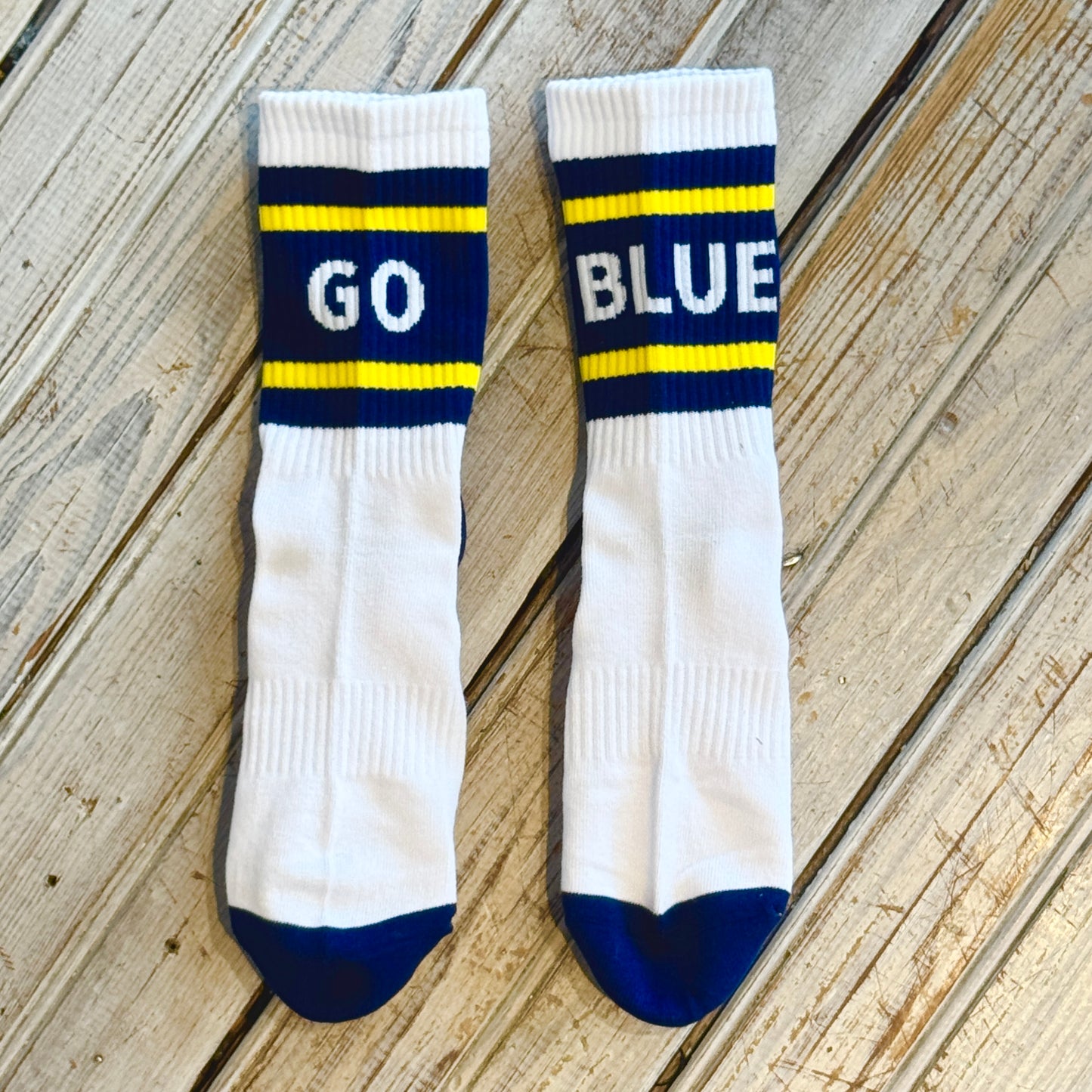 NM Go Blue Varsity Sock