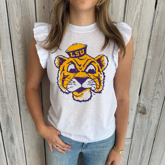 LSU Sailor Mike White Flutter Sleeve