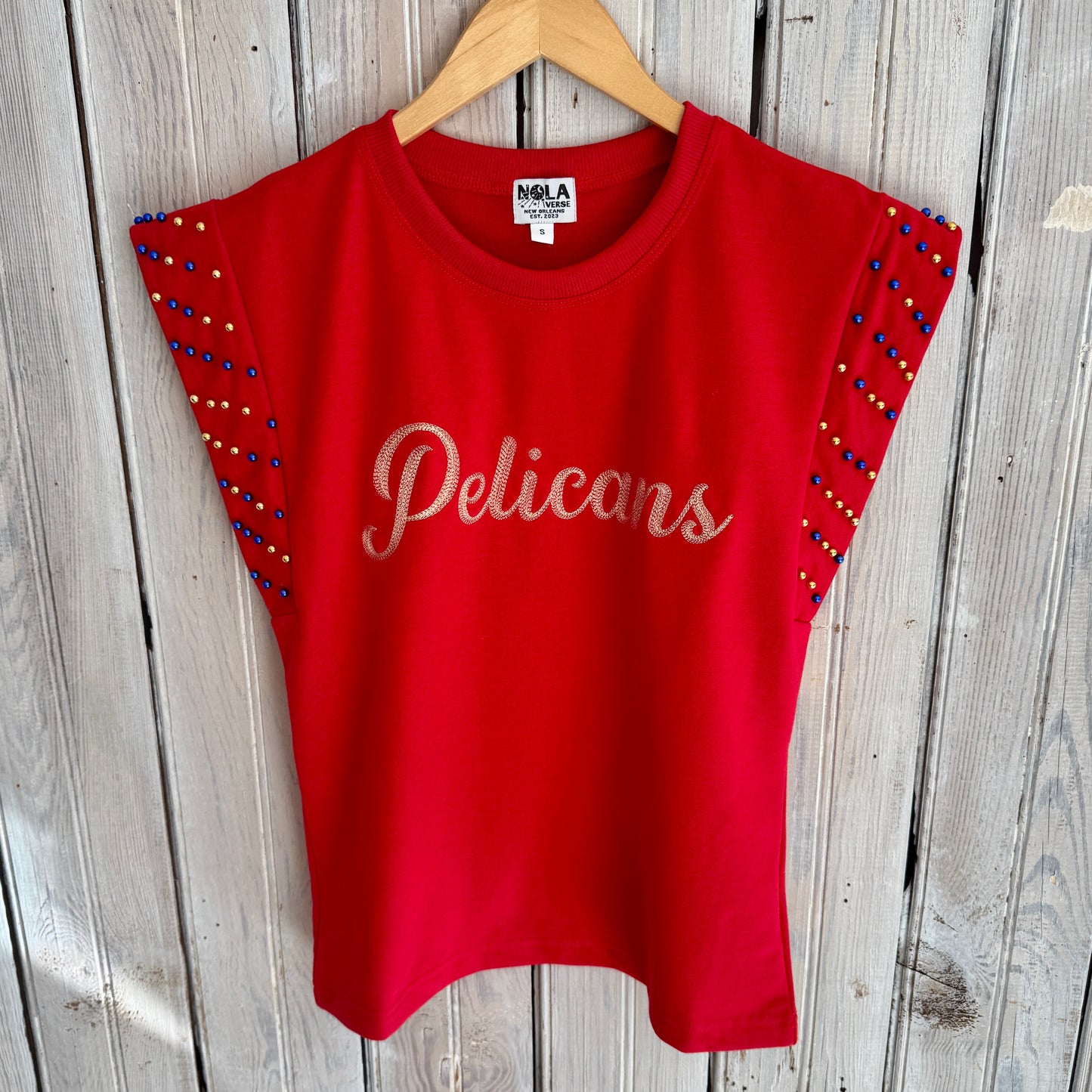 Nolaverse Pelicans Pearl Flutter Sleeve
