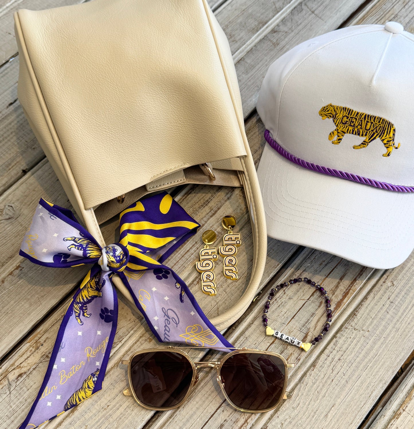 NM Geaux Silk Twilly