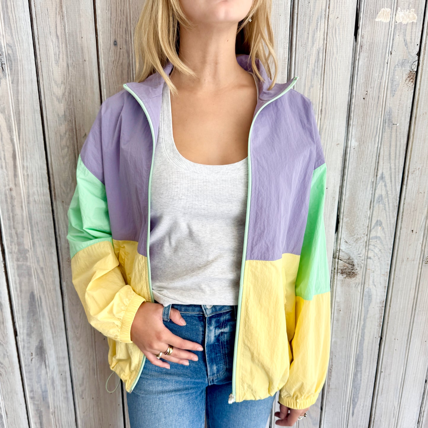 NM Mardi Pastel Windbreaker