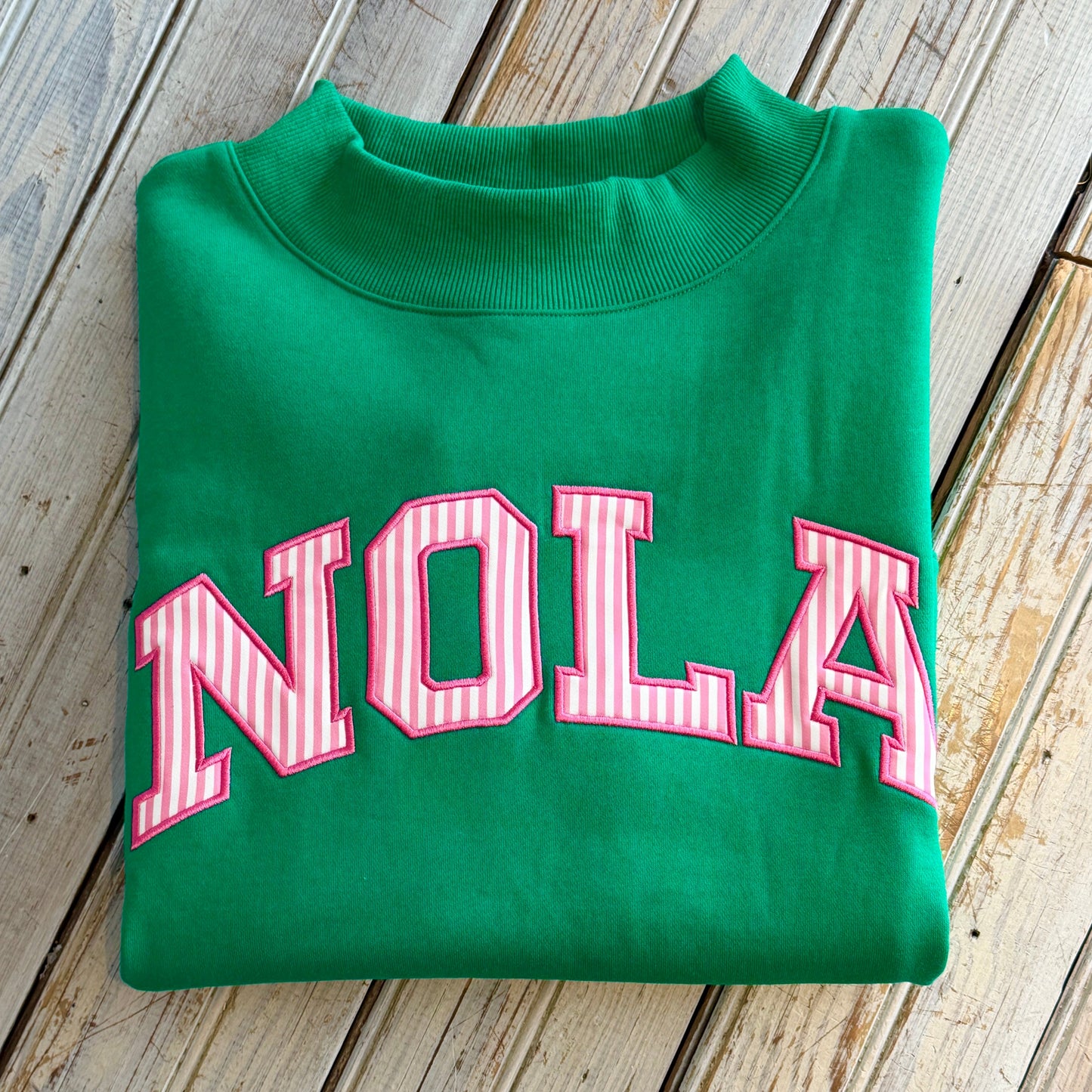 Nola Mockneck Sweatshirt-green