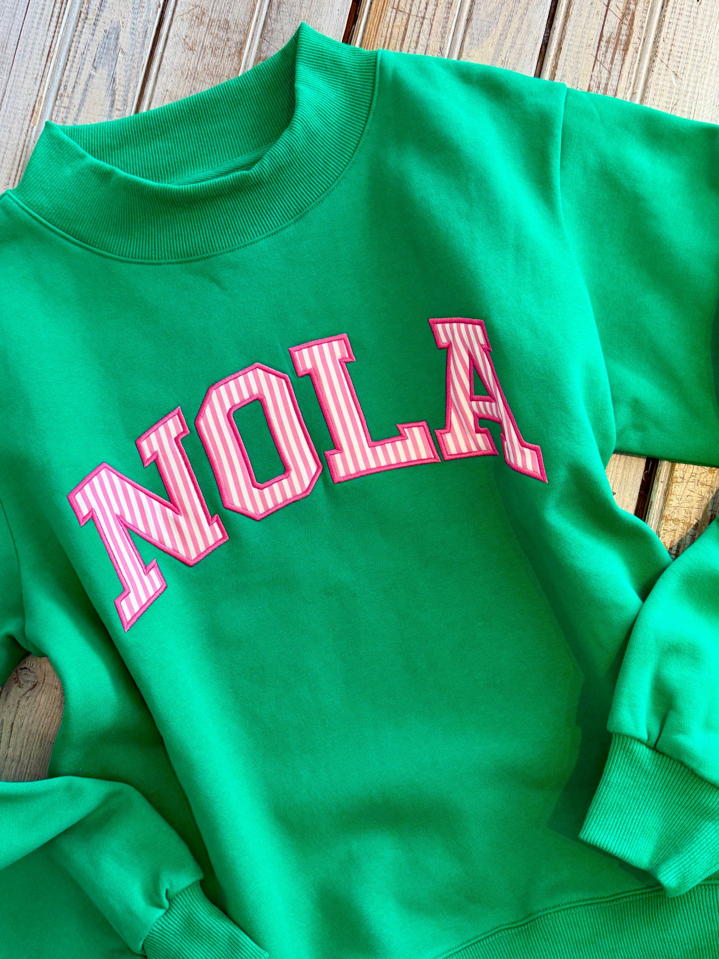 Nola Mockneck Sweatshirt-green