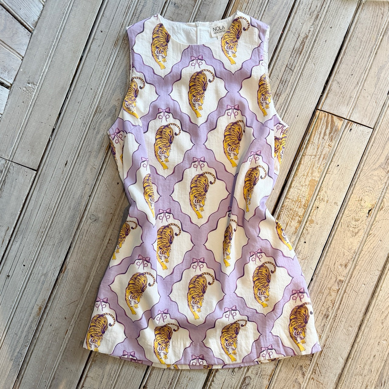 Nola Mercantile Tiger Frame Dress