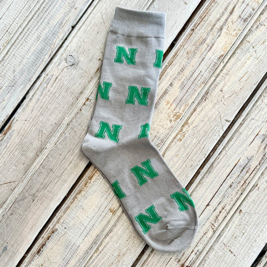 Newman Sock-grey/green