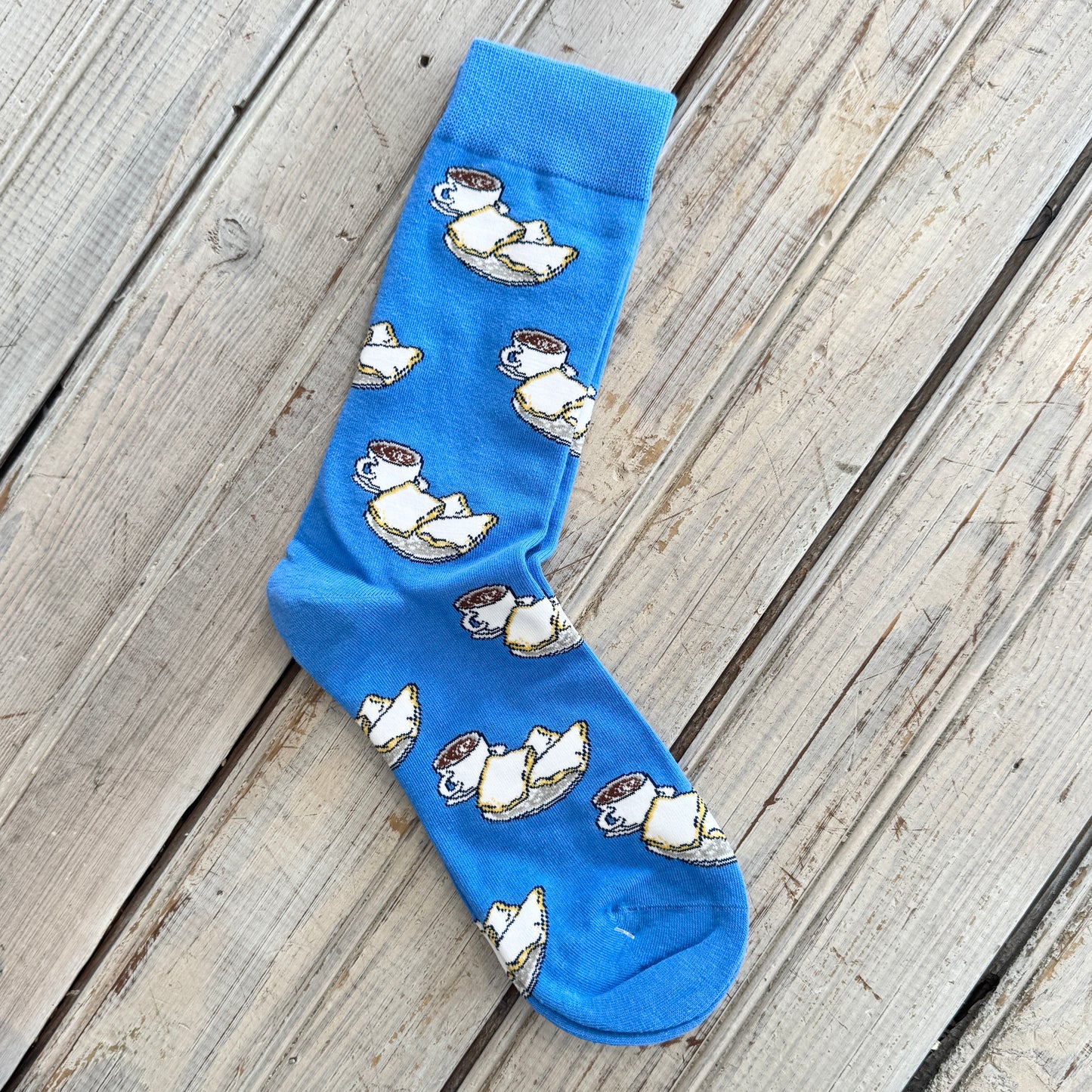 Beignets Socks-blue