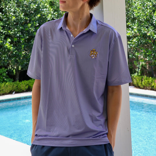 LSU Embroidered Sailor Mike Polo