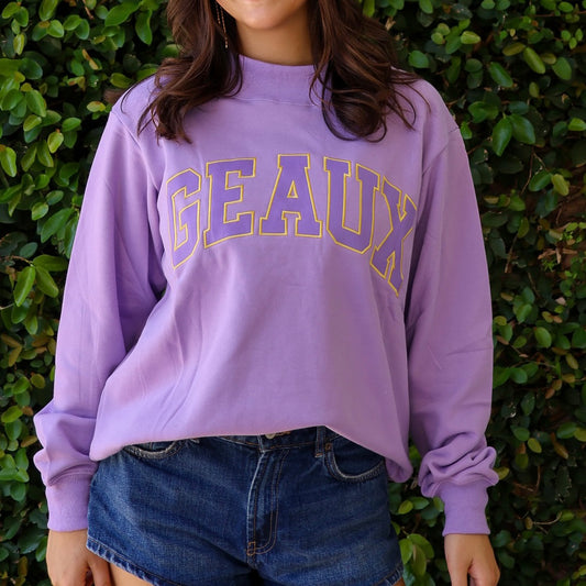 GEAUX Varsity Mockneck Sweatshirt