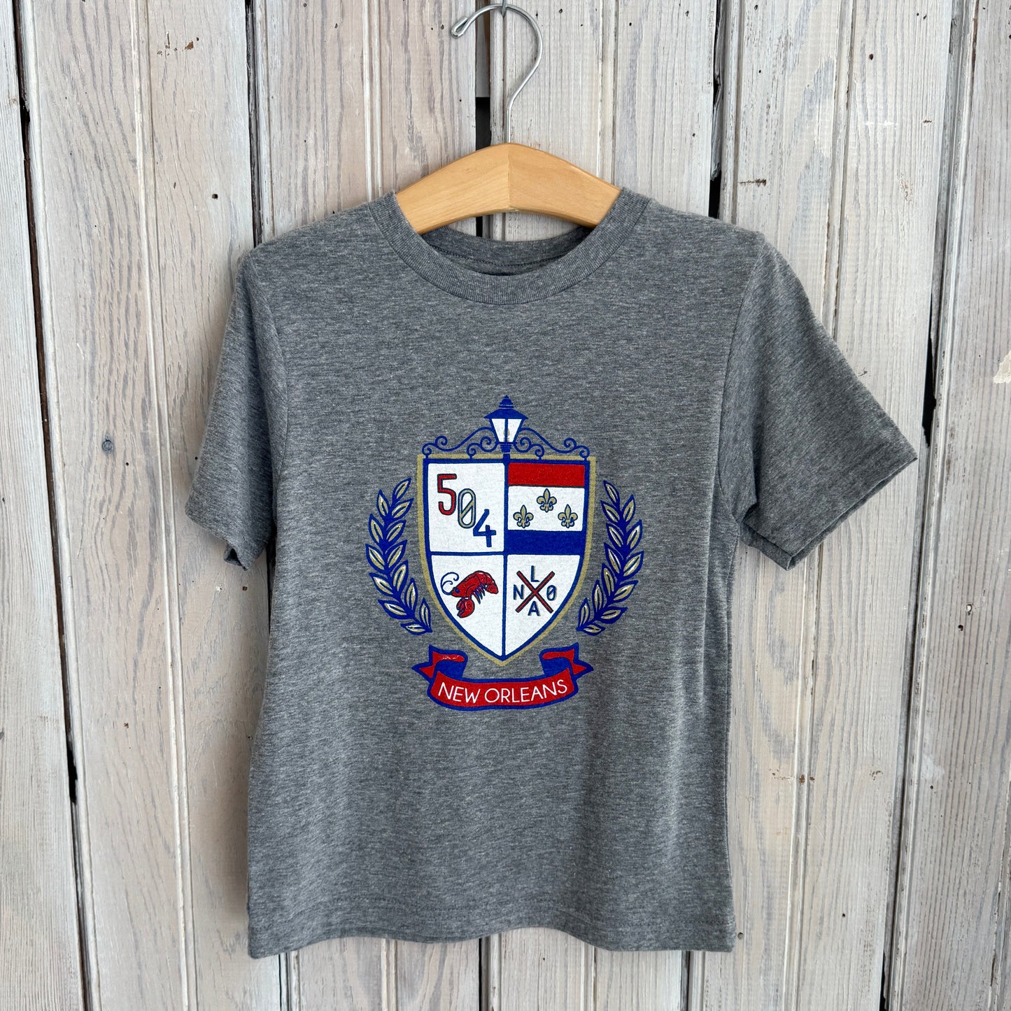 NOLA Crest Kids- grey