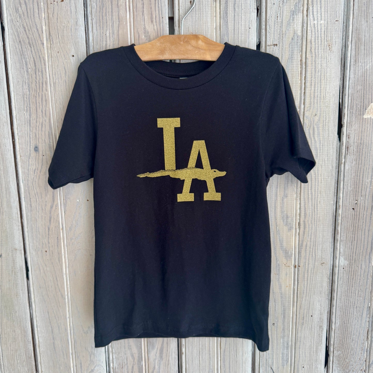 LA Gator Kids Tee-black/gold
