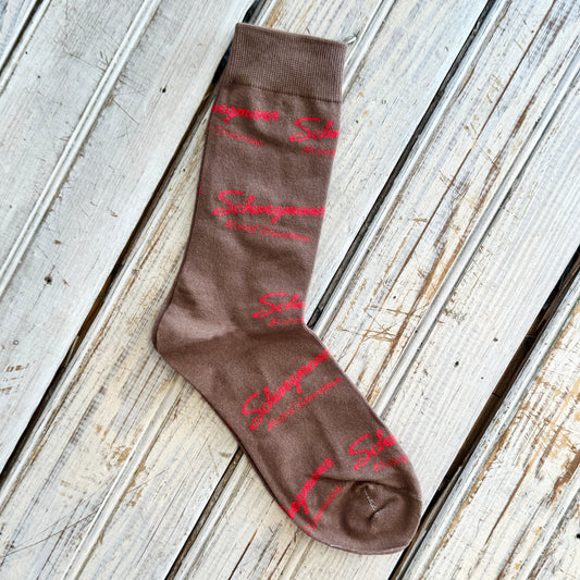 Schwegmann's Socks-brown