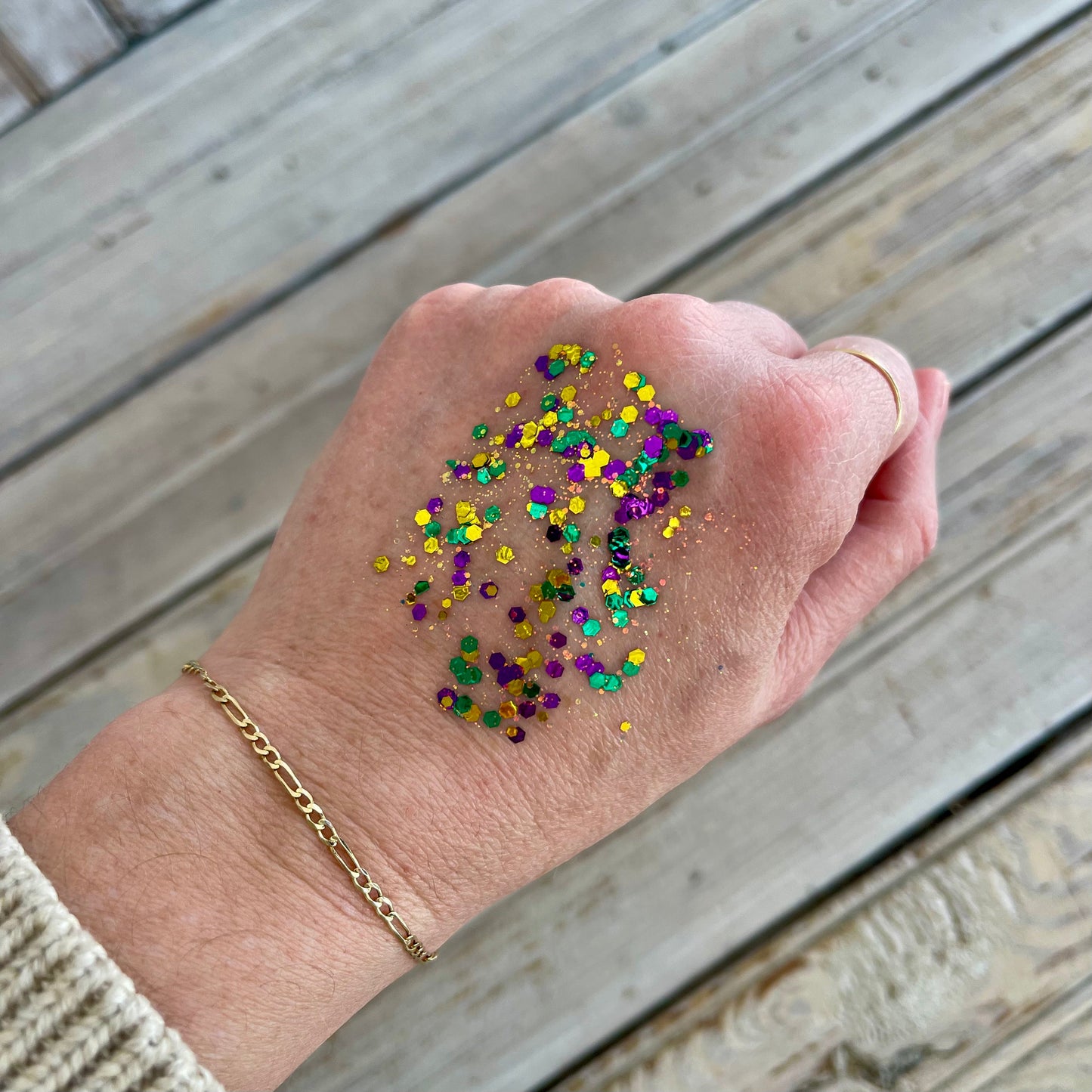 Mardi Gras Gel Glitter