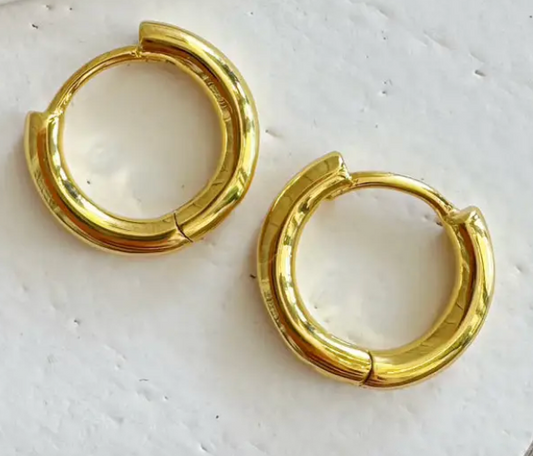 Small Classic Gold Hoop