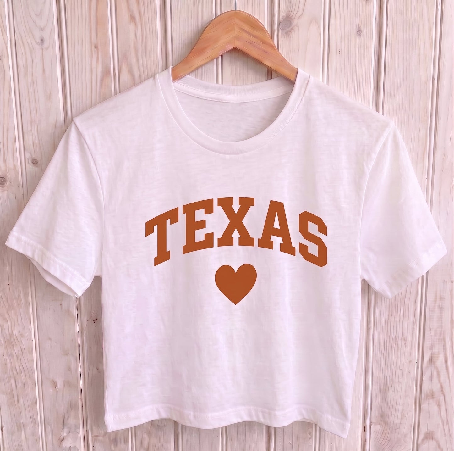 Texas Heart Crop Top