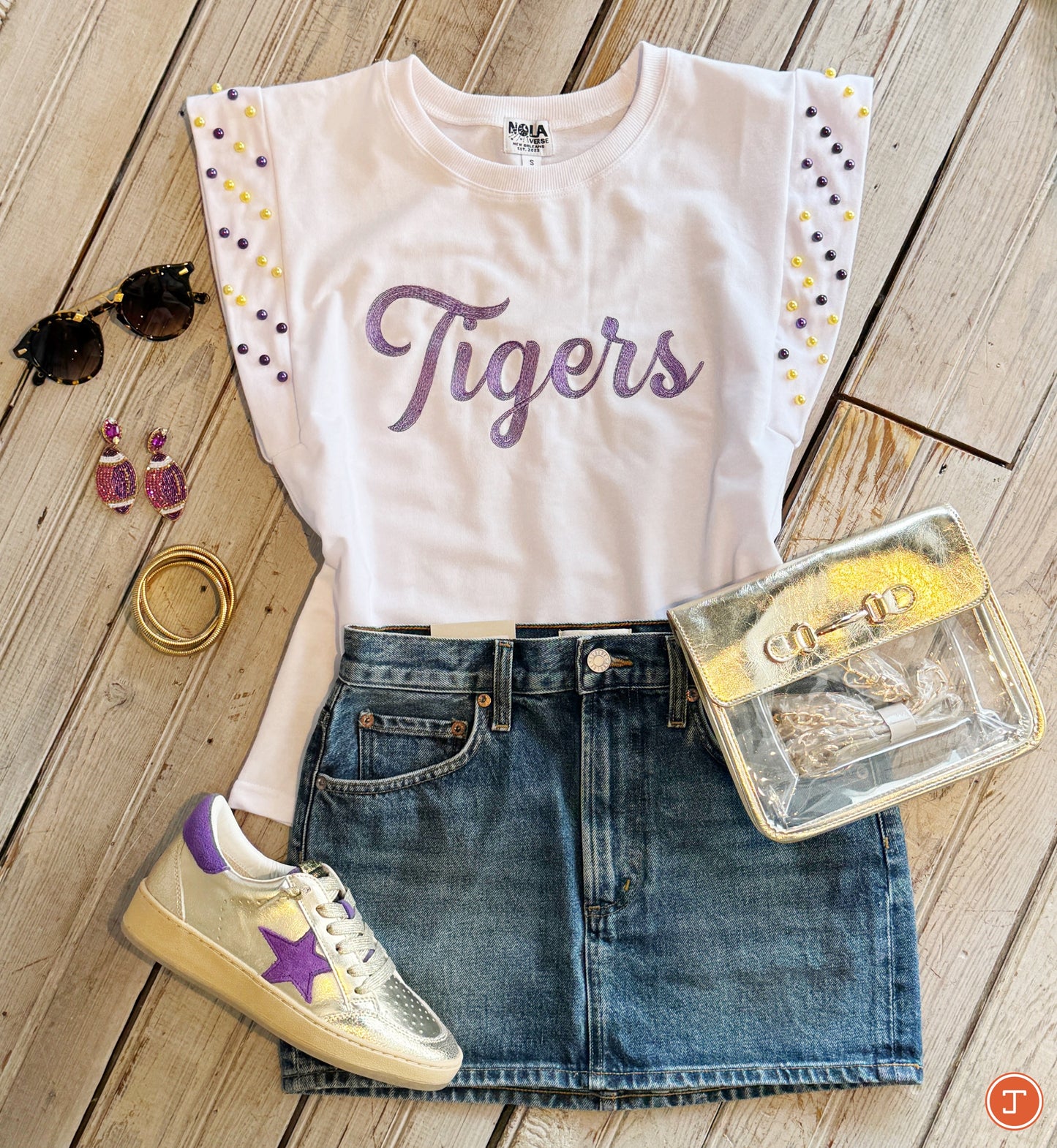 *PREORDER* Nolaverse Tigers Pearl Flutter Sleeve